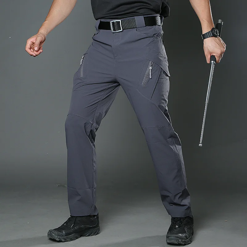 На открытом воздухе IX7 тактические штаны IX9 брюки шорты для фанатов армии специальные тренировочные комбинезоны Commuter носимые Мульти Карманы - Цвет: gray