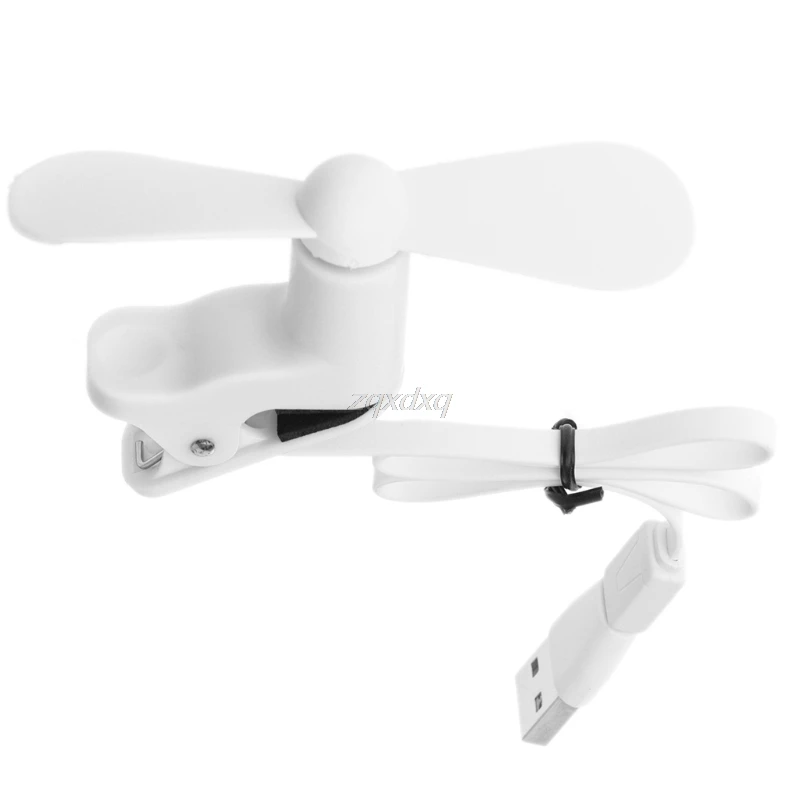 Микро USB и USB клип охлаждающий вентилятор для Xiaomi Android телефон ПК блок питания для ноутбука июня 06 Прямая поставка