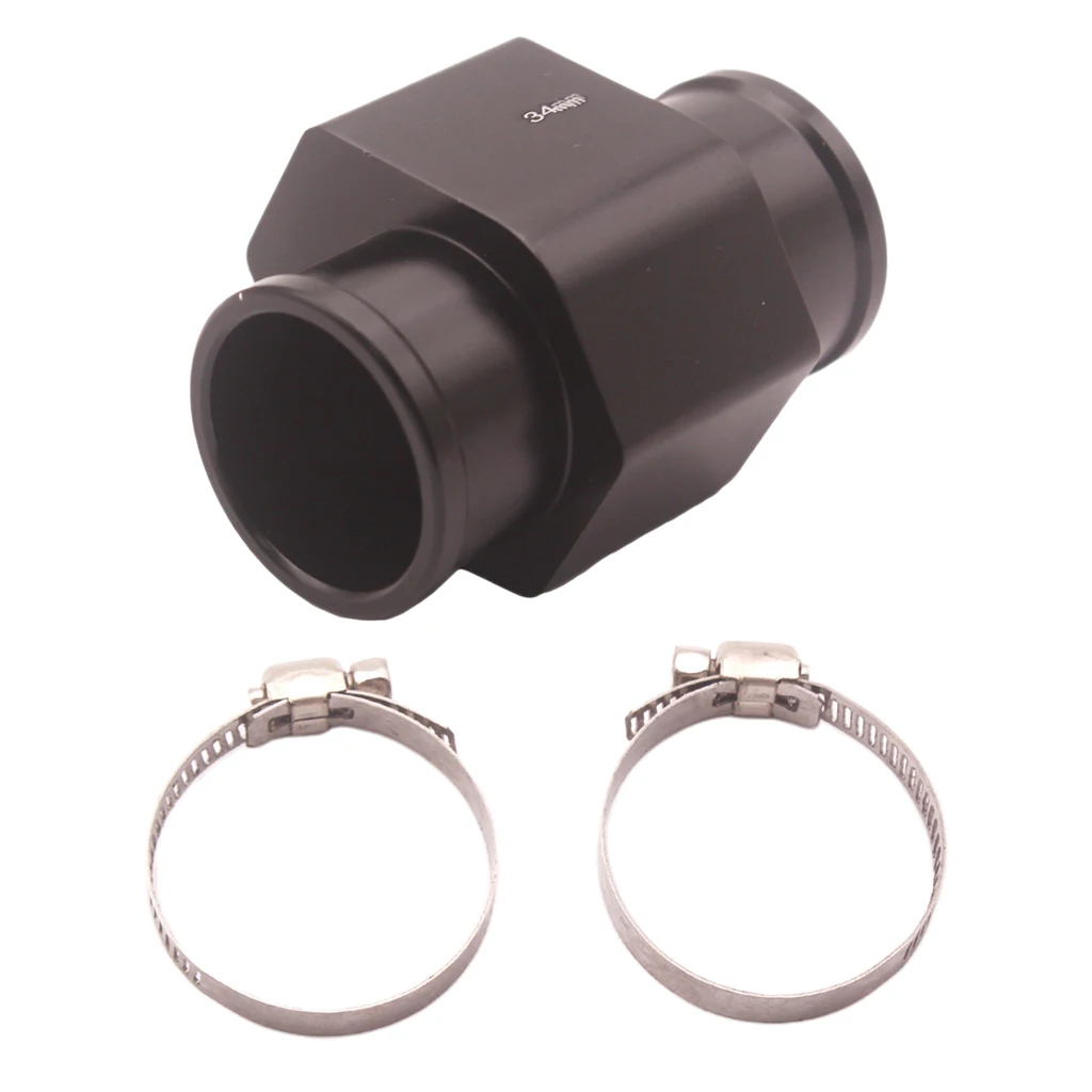 34mm Universal Metal Auto Car Water Temperature Pipe With Hose Clamps