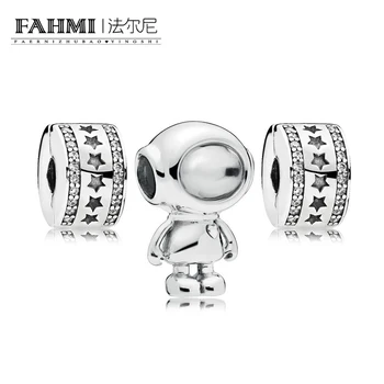 

FAHMI 100% 925 Sterling Silver New 1:1 RAU0535 Cosmo Charm Pack set Original Jewelry Christmas Gifts Recommended