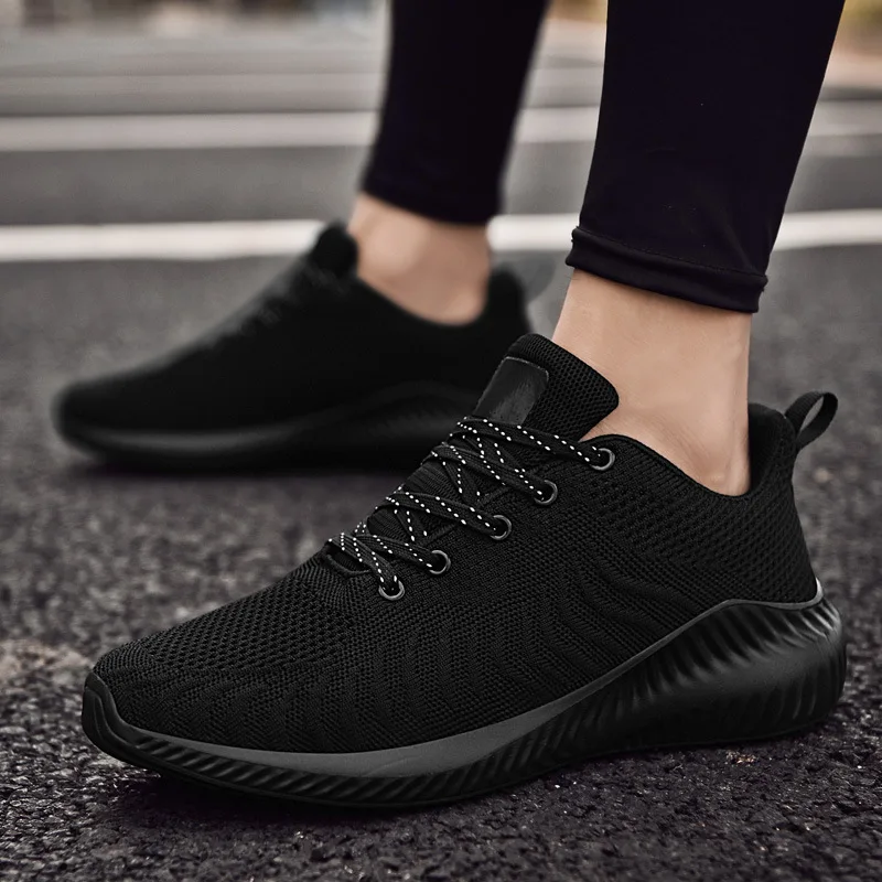 

Autumn Breathable MEN'S SHOES Students Comfortable Athletic Shoes Teenager Casual Mesh Shoes Korean-style Versatile Run bu chao