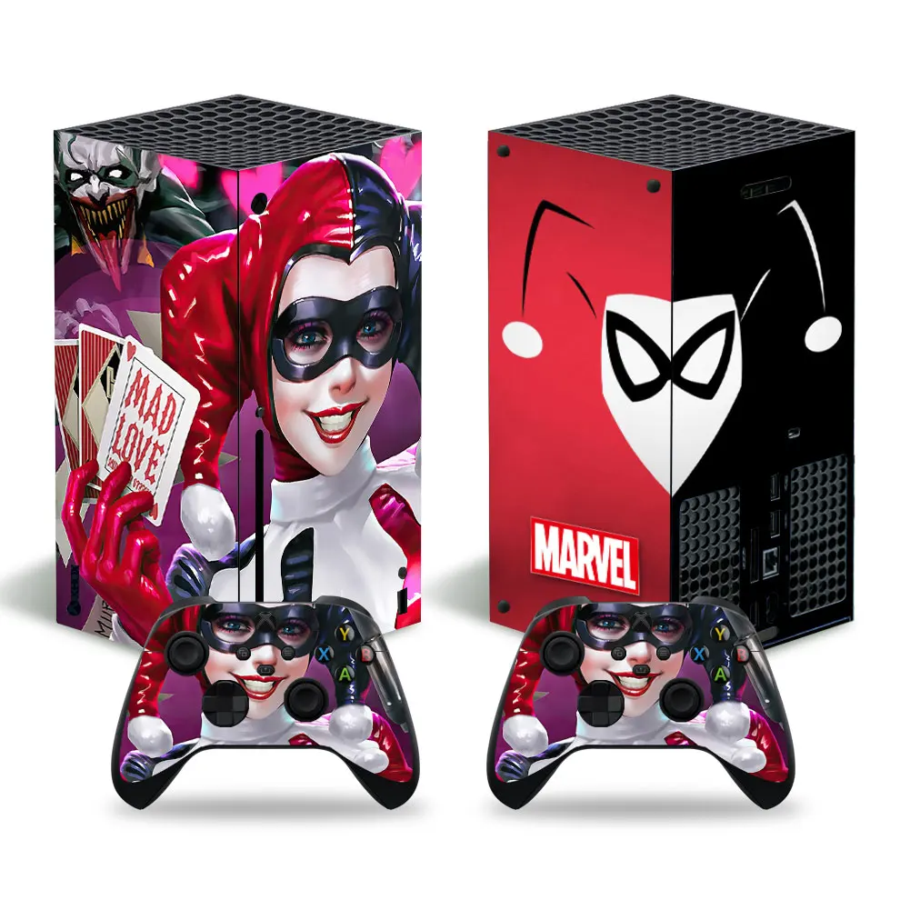 Disney Stitch Iron Man Skin Sticker Decal Cover for Xbox Series X Console and 2 Controllers Xbox Series X Skin Sticker Vinyl