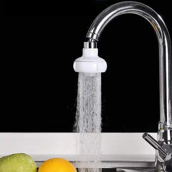 

360 Degree Rotating Flexible Splash Proof Kitchen Sink Faucet Sprayer Tap Head Convenient to install on the faucet, water tank
