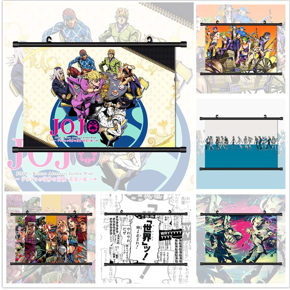 Jojo&#39s Bizarre Adventure Anime Manga HD Print Wall Poster Scroll | Дом и сад