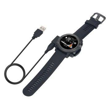 

ALLOYSEED 1m USB Charging Cradle Dock Station With USB Data Cable Sync Charger Clip Holder For Garmin Fenix 3 HR Smart Watch