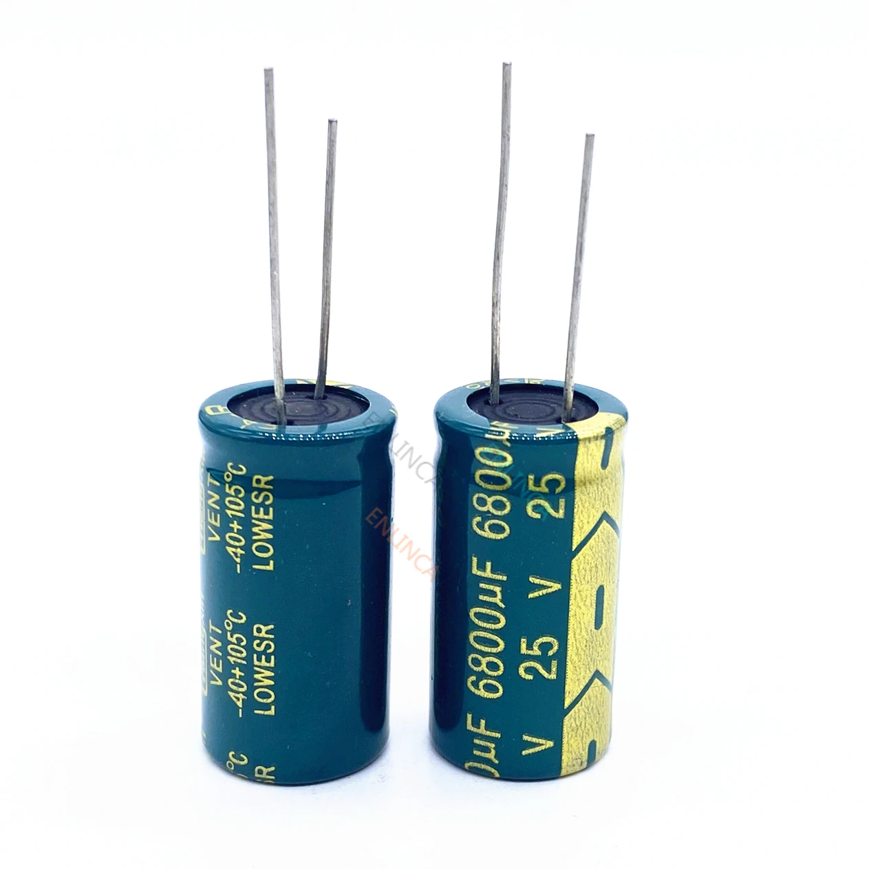 

2PCS Electrolytic capacitor 25V 6800UF 16 * 30 aluminum electrolytic capacitors