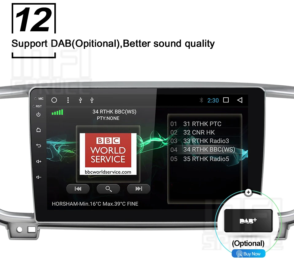 Best android 9.0 car dvd for KIA KX5 2018 2019 with car radio car stereo multimedia player navigation media player gps navigation 17