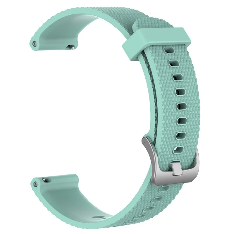 Текстурированный силиконовый ремешок для полярного воспламенения/Vantage M Smartwatch сменный браслет наручных часов аксессуары браслеты - Цвет: Teal