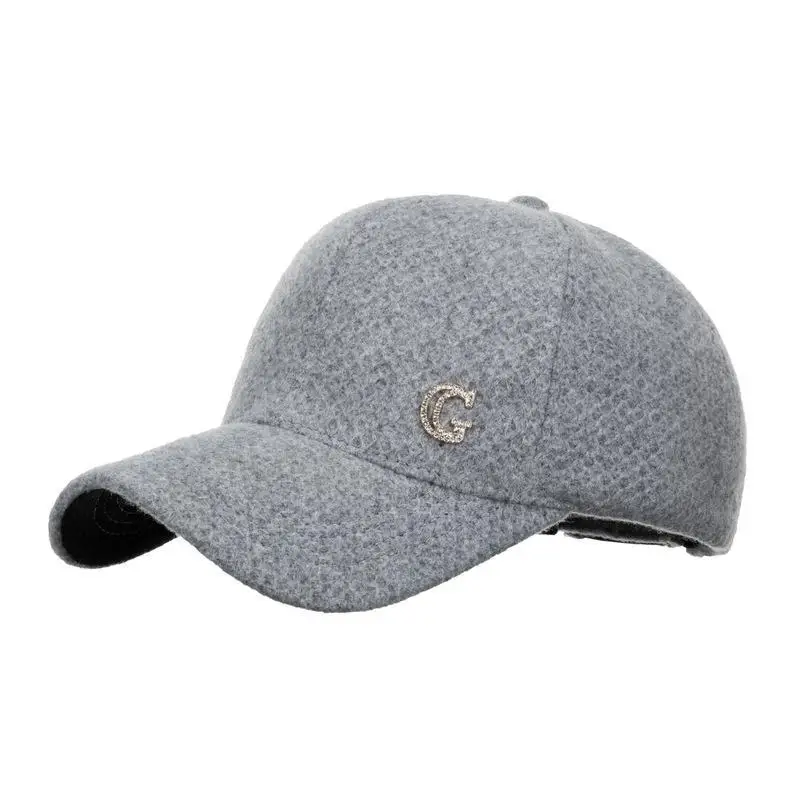 

Corduroy Letter G Baseball Cap Female Solid Outdoor Women Adjustable Embroidered Hip-hop Hats Summer Sunhat