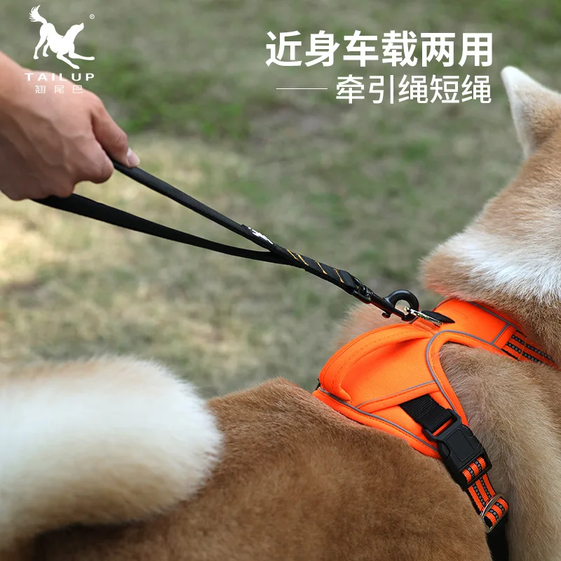 Pet Dogs Multi Function Leash Lead Strap Car Nylon Tow Rope Outdoor leashes Dog Pulling Belt
