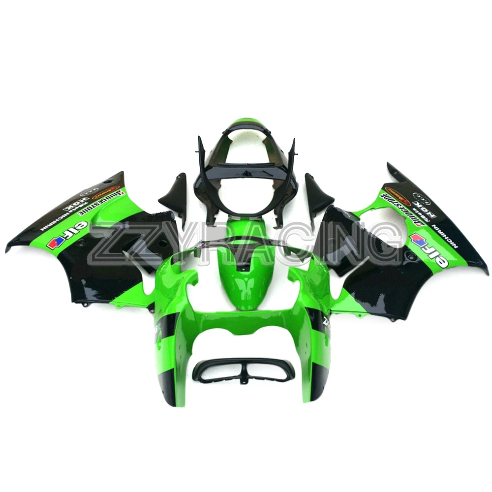 

Complete Fairings Kits for Kawasaki ZX6R 2000 2001 2002 Year ZX-6R 00 01 02 ABS Plastic Motorcycle Bodywork Black Green Covers