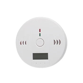 

Portable CO Detector Alarm LCD Security Gas Monitor Carbon Monoxide Detectors Battery Powered UND Sale