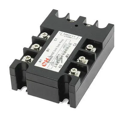 

3.5-32VDC Input 480VAC 80A Output DC/AC Three Phase SSR Solid State Relay