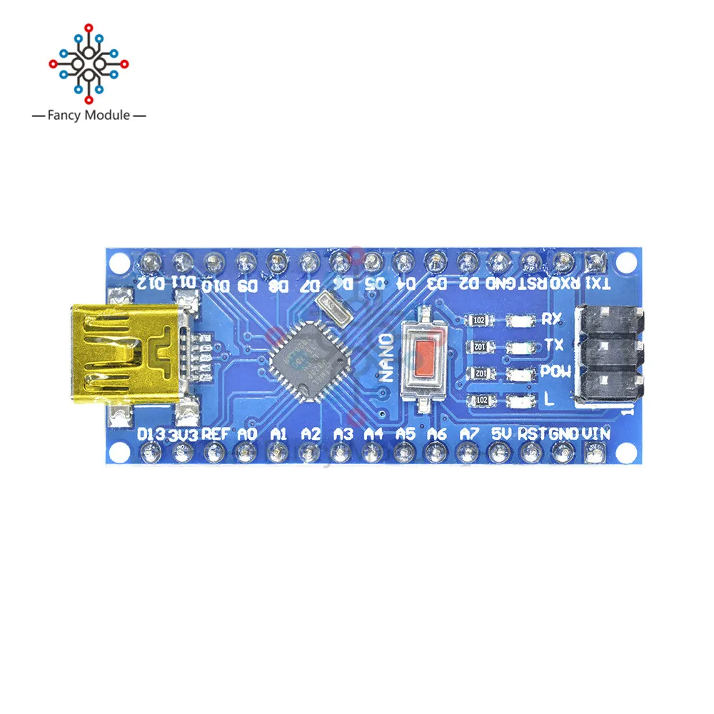 Припаянная плата микроконтроллера Nano V3.0 ATmega328P CH340G 5 в 16 м для Arduino NANO 328P NANO 3,0 Mini USB интерфейс