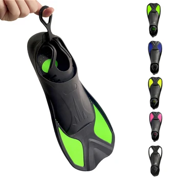 

Snorkeling Diving Swimming Fins Adult/kids Flexible Comfort Swimming Fins Submersible Foot Children Fins Flippers Water Sports