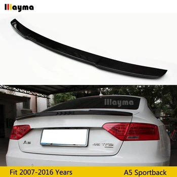 

V style Carbon fiber rear trunk spoiler For Audi A5 4door sportback 2007-2016 years Car spoiler Wing (Not fit sline s5 rs5)