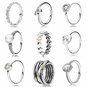

Elegant Beauty Forever Hearts Petite Circle Radiant Signature Daisy Flower With Crystal Ring 925 Sterling Silver Pandora Jewelry