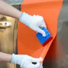EHDIS 20/100pcs Buffer Felt for Tinting Film Squeegee No Scratch Waterproof Fabric Cloth Car Vinyl Wrap Scraper Protector Tool 6