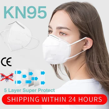 

5-Layer Strong Protective Face Mask Anti-fog Respirator Reusable Breathable 95% Filtration Mouth Masks Mouth Muffle