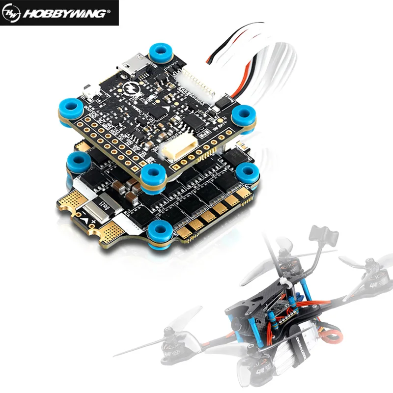 1 шт. Hobbywing XRotor Micro 60A 4в1 BLHeli 32 DShot1200 3 6S ESC для FPV Racing drone Quadcopter|Детали и аксессуары| |