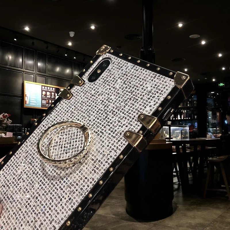 Для iphone 11 чехол для телефона, роскошный бренд, цветная Алмазная сумка для телефона, американские бренды для 7 6 6s 8 Plus X XR XS Max Pro Max 5 5S SE