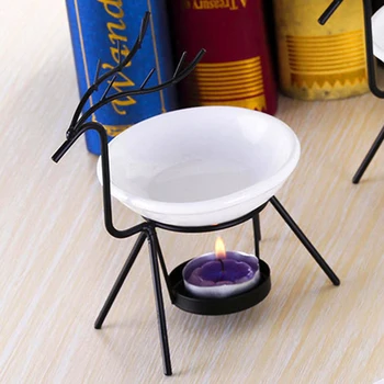 

Deer Shape Iron Incense Burner With Candle Holder Aromatherapy Oil Lamp Decor Outdoor Hot Tubs & Accessories