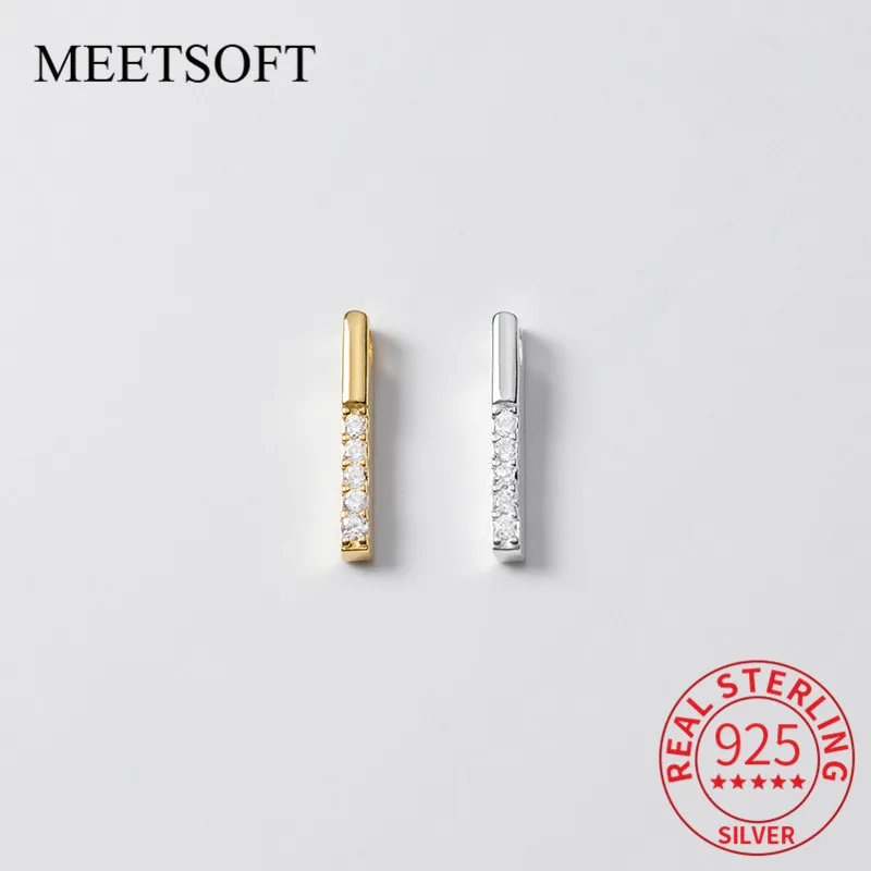 

MEETSOFT классическое ожерелье ручной работы из серебра 925 пробы с квадратными искусственными элементами