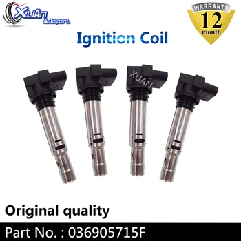 

XUAN Ignition Coil 036905715F For Volkswagen BEETLE CADDY CC EOS GOLF LUPO TOURAN PLUS BORA POLO SCIROCCO
