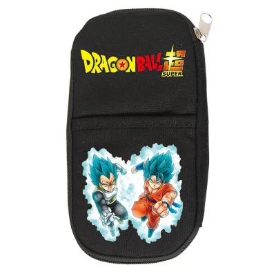 7 Карнавальный брезентовый чехол-карандаш Dragon Ball на молнии с мультипликационным рисунком, косметичка для макияжа, Подарочная сумка для канцелярских принадлежностей - Цвет: 7