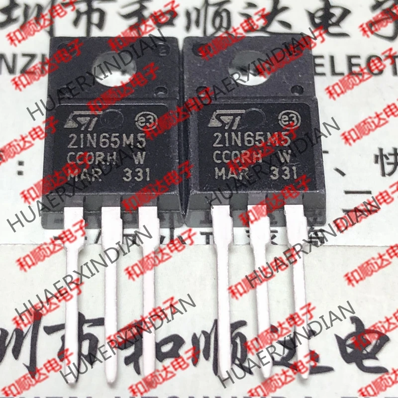10 шт./лот и STF21N65M5 21N65M5 TO-220F 650V 17A