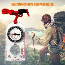 Прочный Компас Карта износостойкая Профессиональная многофункциональная наружная походная туристическая Компас Карта шкала линейки