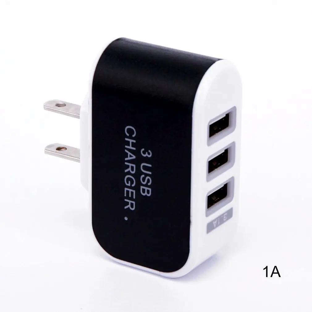 Яркий цвет 3usb зарядное устройство 2a выходной ток светильник Зарядное Usb головка |