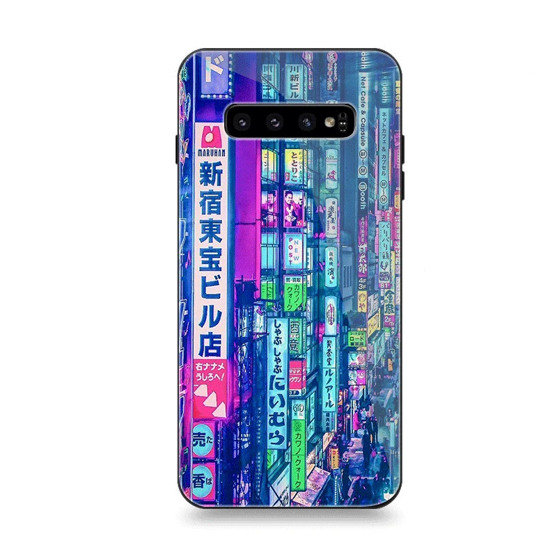 Мобильный чехол для телефона Стекло для samsung A10 A20 A30 A40 A50 A60 A70 S7 край S8 Plus Note 8 9 S10 крышка парным телефон фон - Цвет: G1