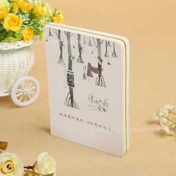 

Small fresh literary diary hardcover cute beautiful hand notebook daily notebook school stationery gift