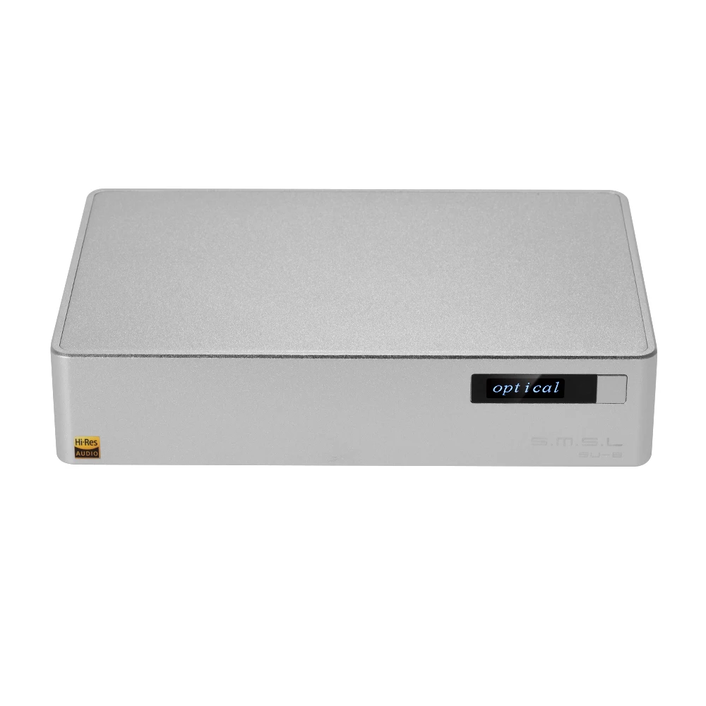 S.M.S.L SU-8 HIFI чистый DAC аудио декодер USB/коаксиальный/оптический вход DSD цифро-аналоговый преобразователь EU/US штекер