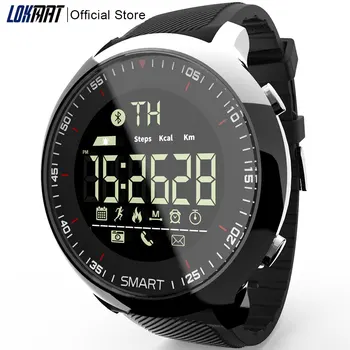 

Watch LOKMAT Smart Sport Waterproof pedometers Message Reminder Bluetooth Outdoor swimming men smartwatch for ios Android phone
