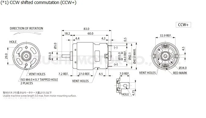 RS-755VC-4540 или RC755HS-4539-85CVF двигатель промышленности и бизнеса машинное оборудование двигатель постоянного тока 18 в 30400 об/мин двигатель скорости