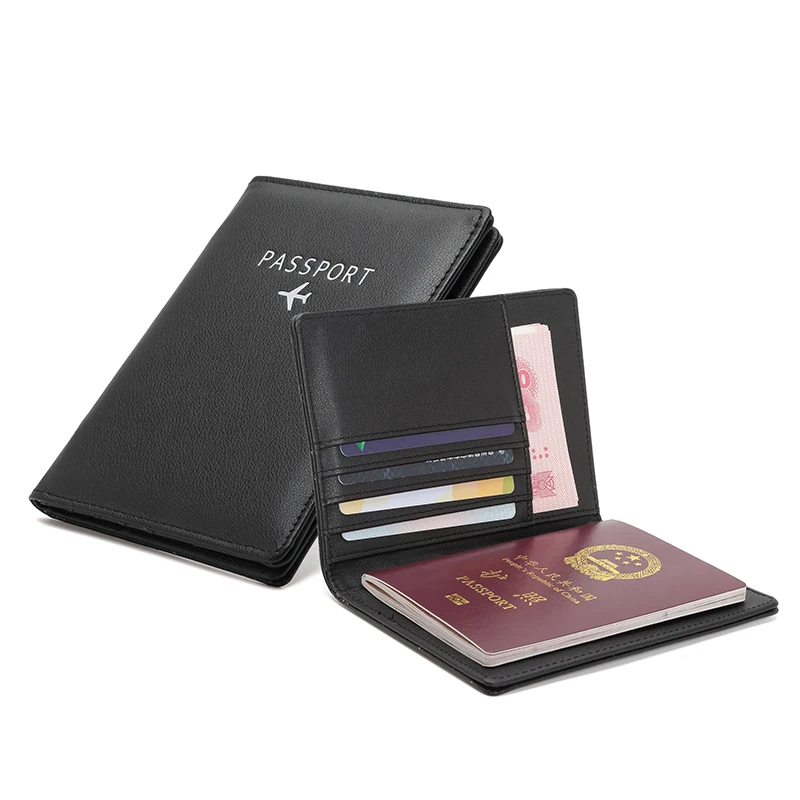 

Travel Accessories Passport Holder Multifunctional Purse Large Cover Foldable Credit Card Holder RFID Business Credit Wallet