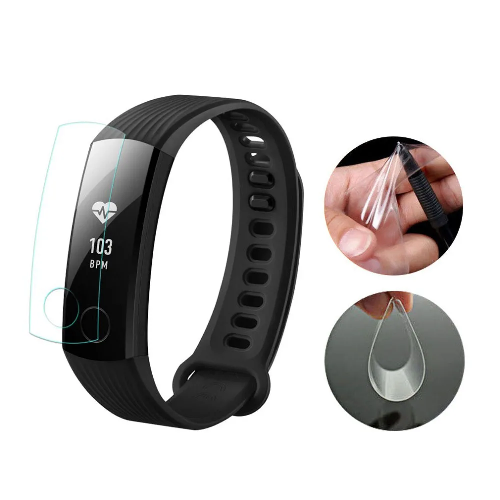Мягкая защитная пленка из ТПУ для Huawei Honor 3 Youth Watch экрана Band 5 шт.|Смарт-аксессуары| |