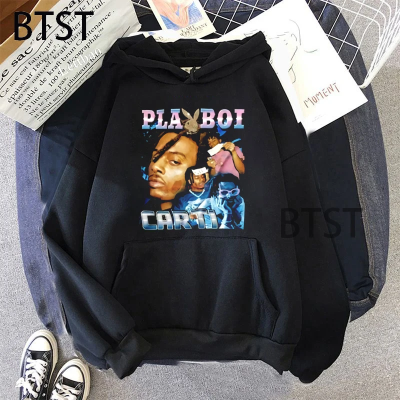 Толстовка Playboi Carti rap для мужчин и женщин винтажный худи в стиле хип-хоп модная