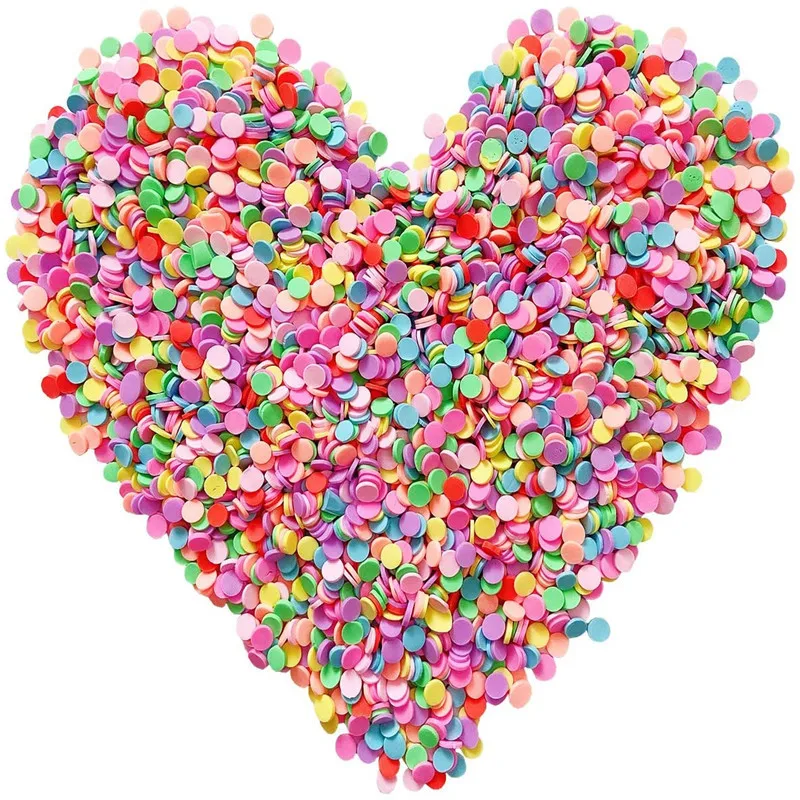 20g/pack DIY Fake Sprinkles Decoration For Slimes Fillers Accessories Clay Supplies Chocolate Cake Dessert Educational toys Gift