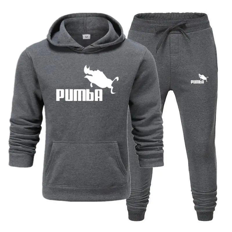 Новый брендовый спортивный костюм Pumba Мужские Термо спортивные комплекты