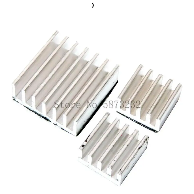 3Pcs Adesivo Raspberry Pi Dissipatore Di Calore Dissipatore Di Calore In Alluminio Puro Set Kit Radiatore Per Raffreddamento Raspberry Pi 2 B