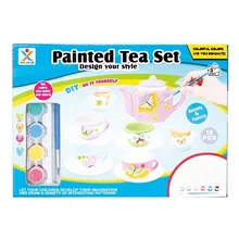 DIY набор керамических чайников с цветным рисунком граффити Детский развивающий чайник с граффити креативный набор игрушек с цветным рисунком