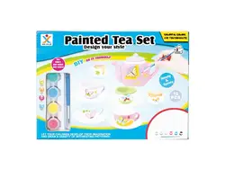 DIY набор керамических чайников с цветным рисунком граффити Детский развивающий чайник с граффити креативный набор игрушек с цветным