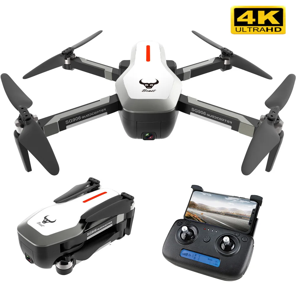

SG906 GPS FPV RC Drone with Camera 4K Brushless Motor 5G Wifi 500M Foldable RC Drone Mini Dron Quadcopter Toy 25Mins Flight Time