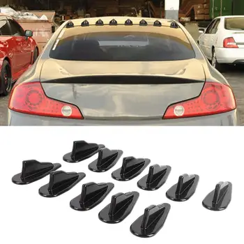

Vortex Generators Classic Delicate 10x ABS Shark Fin Car Roof Air Vortex Generators Diffuser for Trunk Spoiler Wing