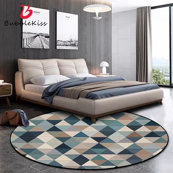 

Bubble Kiss Nordic Style Carpet Geometry Round Carpet For Living Room Beside Area Rug Modern Bedroom Decoration Coffee Table Rug