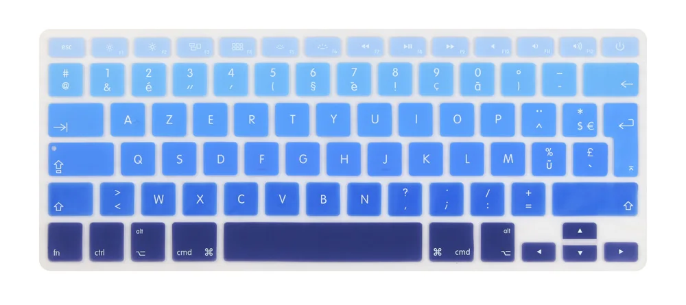 Французский Франция евро клавиша Enter Крышка для Mid 2009-Mid MacBook Pro 13 15 дюймов retina/CD rom A1502 A1425 A1278 A1398 A1286 - Цвет: Gradient Blue