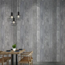 Vintage Wood Wallpaper 3d PVC Waterproof Floor Panel Wall Papers Home Decor Personalized Wall Covering Vinyl  papel tapiz